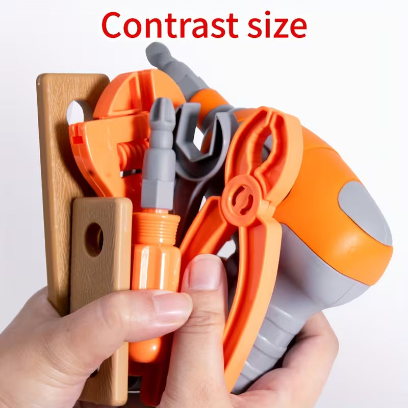 121/122/144-Piece Pretend Play Assembly Simulation Screwdriver Tool Box