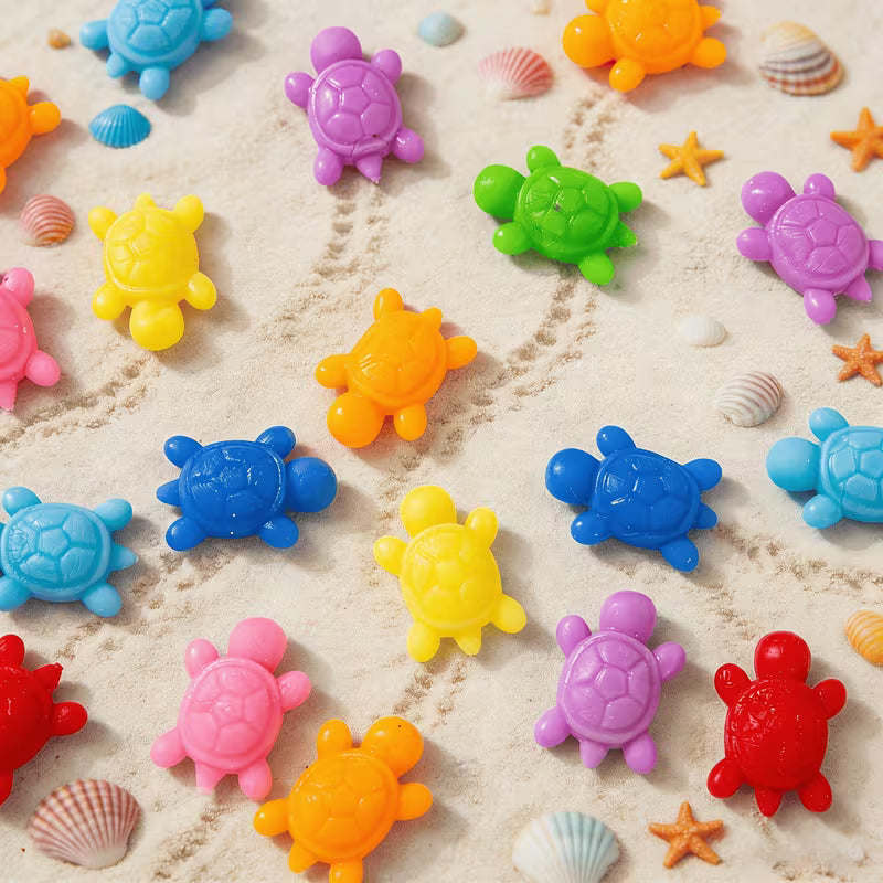 10/20/30/40-Piece Mini Colorful Little Turtles