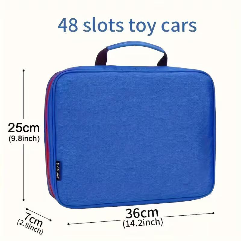 Portable Carrying Case for 48 Slots Cars, Mini Cars Storage