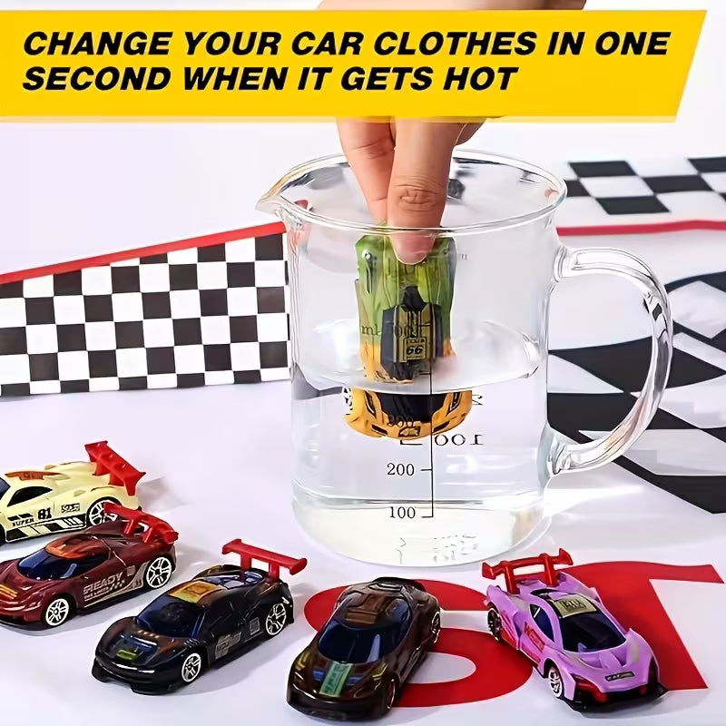 Color-Changing Hot And Cold Racing Car - a Cool Puzzle, Random Color