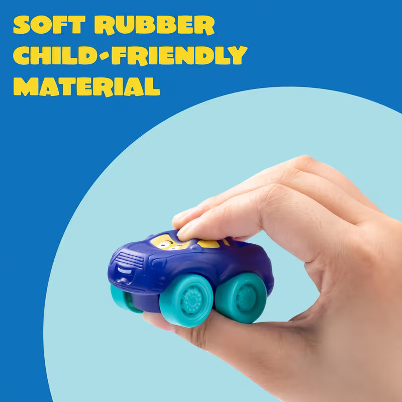 16-Piece Cartoon Cars