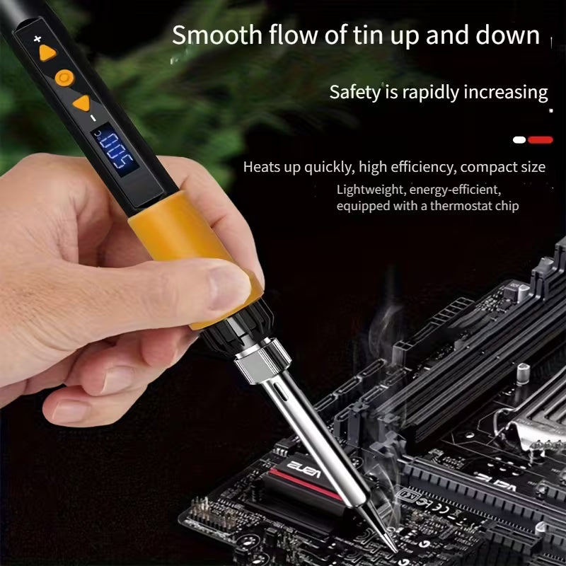 908D Series 80W Digital Soldering with LCD-Compatible/LED Display Suitable for Home Repair