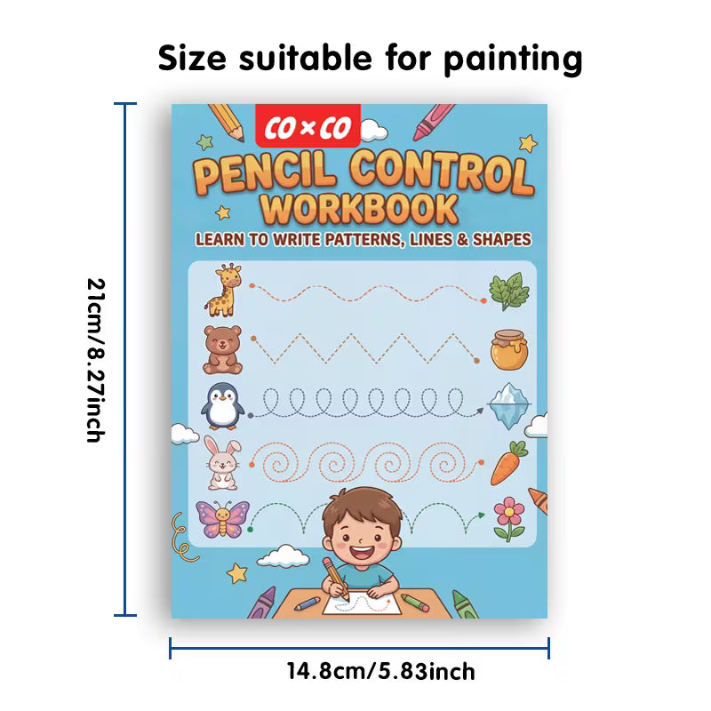 COXCO & Preschool Learning Workbook: Tracing Activity Book with Trace