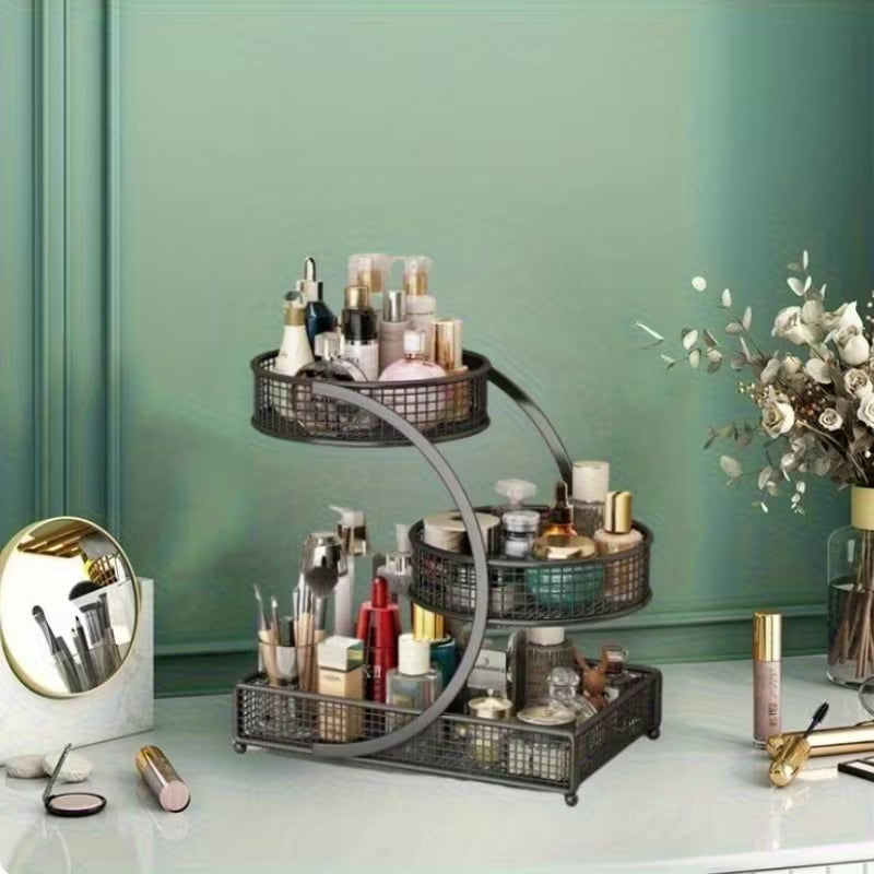 A Vertical Shelf Made of Painted Metal, Designed for Use As a Dresser Shelf Without The Need