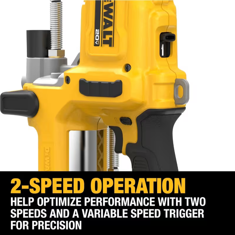 DEWALT Grease Gun 20V MAX, 10,000 PSI Variable 2-Speed Cordless Grease Gun