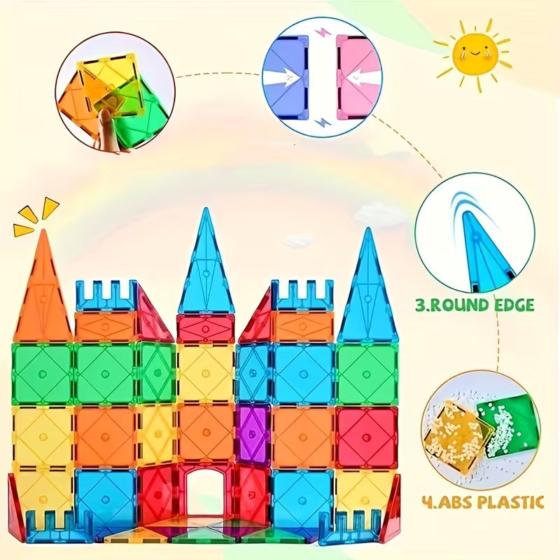 Magnetic Tile Block Toys