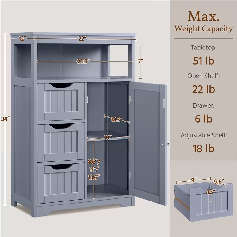 Costoffs Bathroom Storage Cabinet