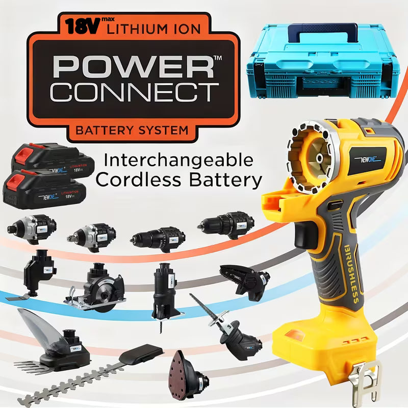 Brushless Power Tool Combo Kit 18V/20V MAX Lithium-Ion Cordless 12-Tool Combo Kit Impact Driver