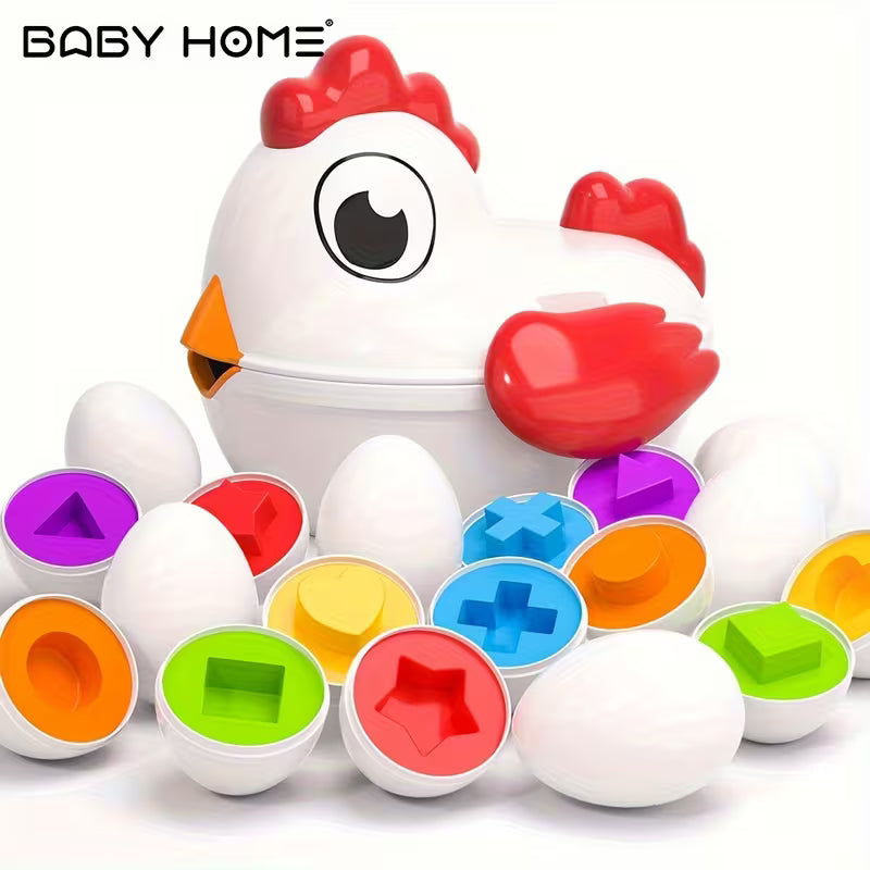 BABY HOME Toddler Chicken Easter Eggs Toys