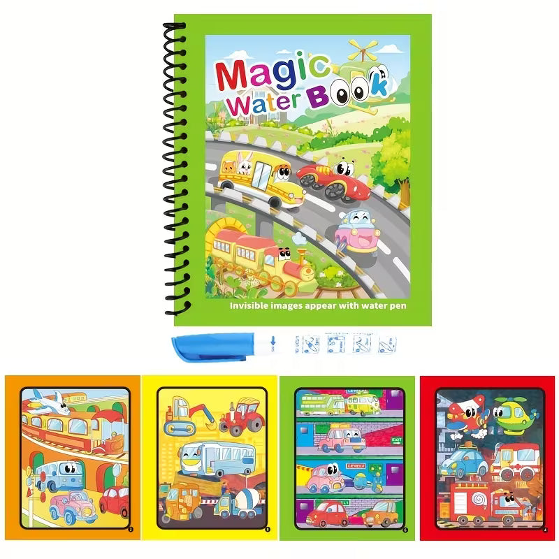 8-Piece Magic Water Picture Books