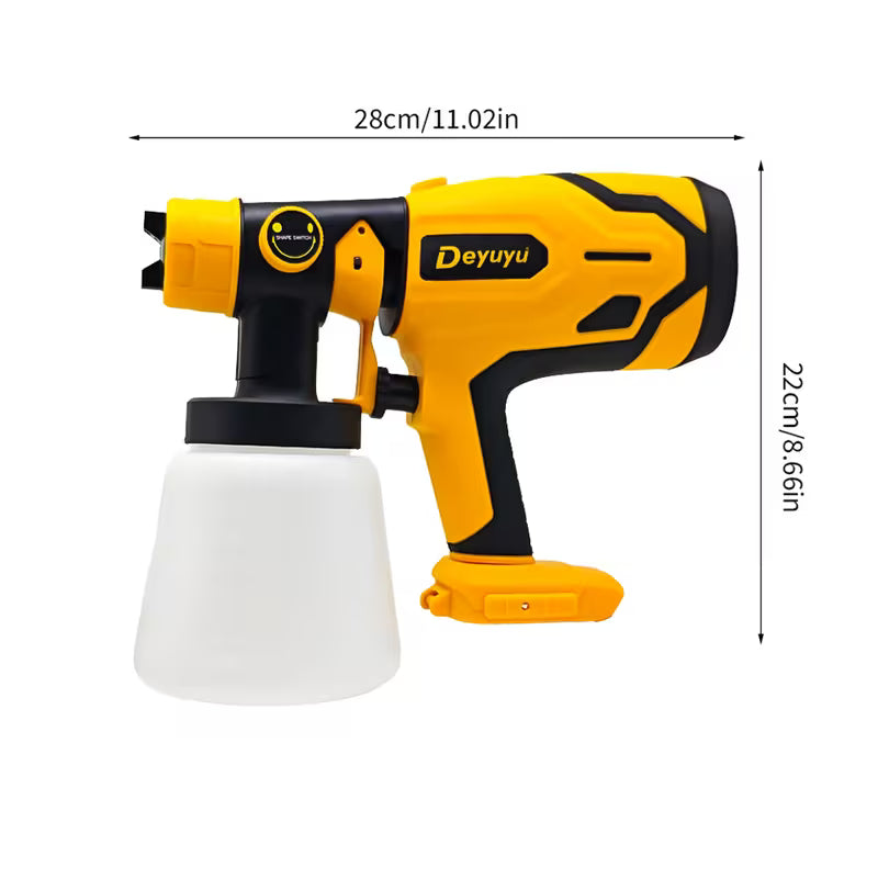 Deyuyu 3000rpm Cordless Lithium Spray Gun