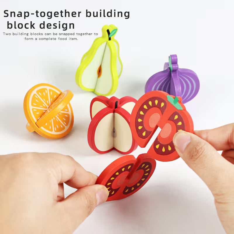 Wooden Grocery Store Pretend Play Set