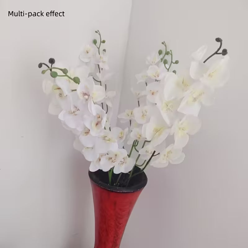 Set (Total 36 Flowers), 27.95-Inch Artificial Phalaenopsis Orchid: