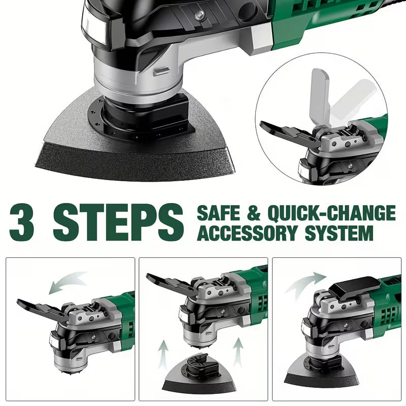 KIMO 20V Cordless Oscillating Tool Kit Set, Wood
