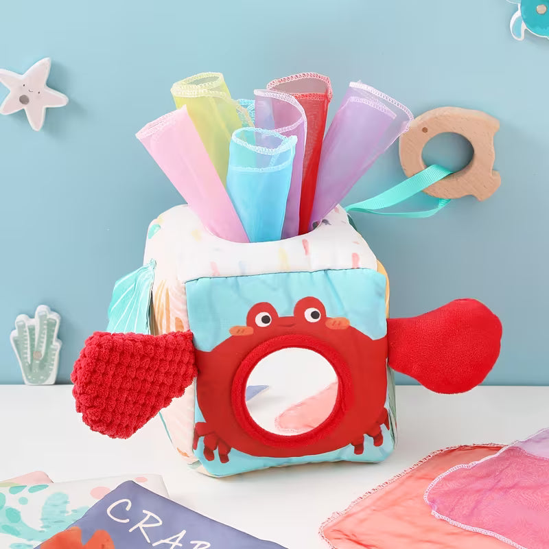 Colorful Marine Animal Tissue Box Toy