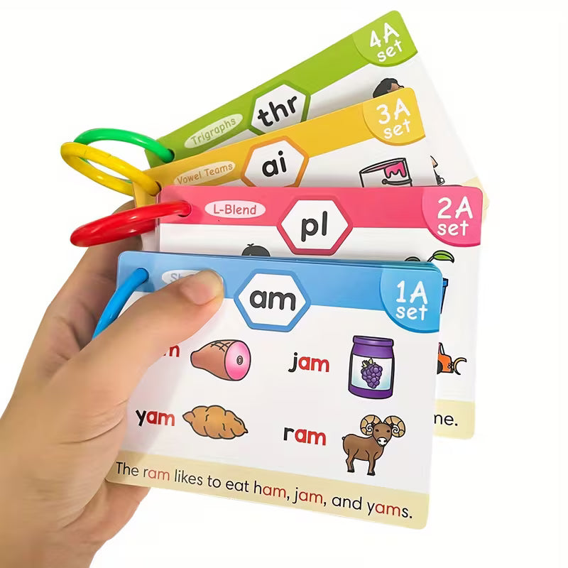 Phonics Flash Cards 65 Double-sided