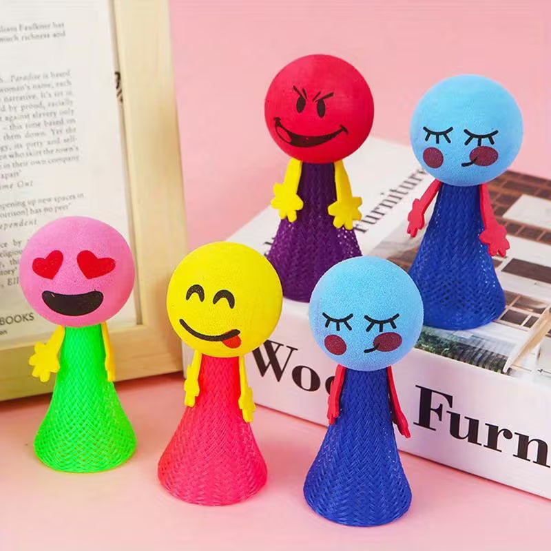 5/33-Piece Creative Bounce Small People Children EVA Toys Colorful