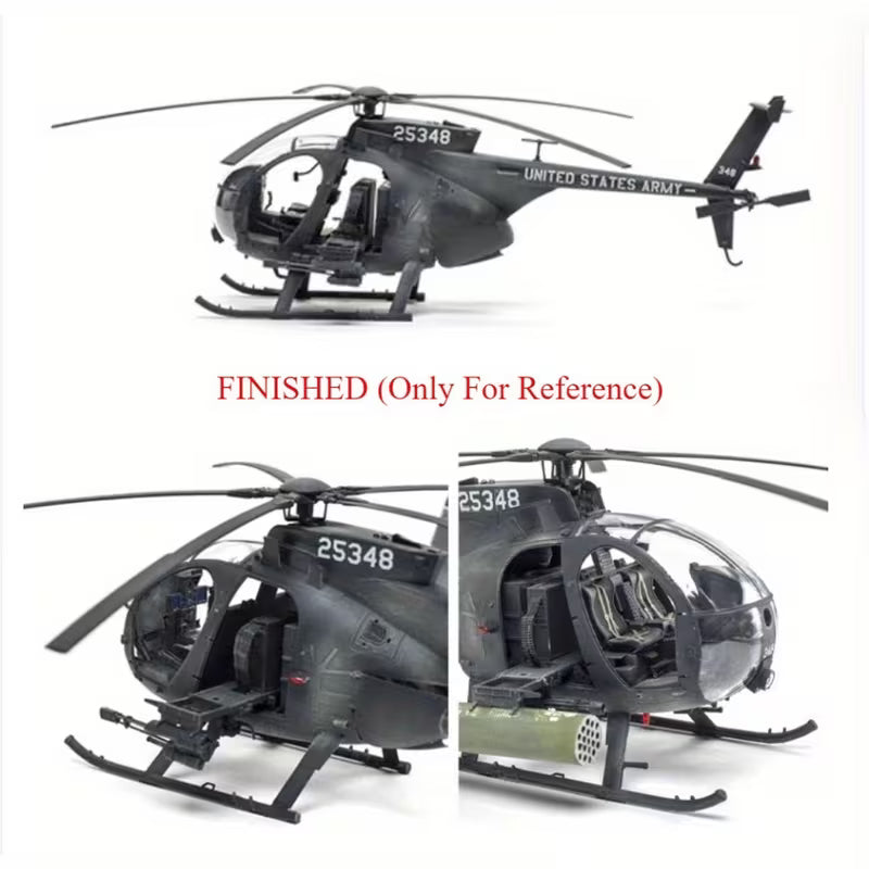 Kitty Hawk 50003 1/35 Scale Plastic Model Kit for AH-6J/MH-6J Little