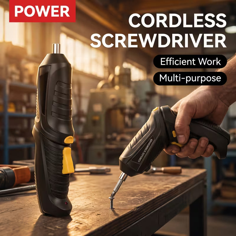 Multi-piece Electric Rotary Screwdriver Set