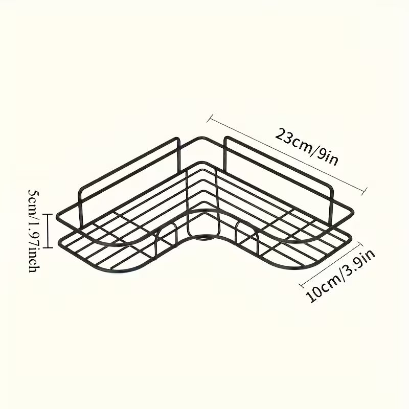 Rust-resistant Corner Shower Rack