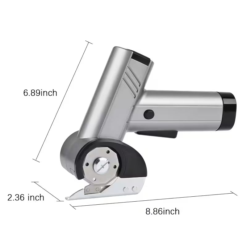 Electric Scissors Equipped with Blades, a Rechargeable Cardboard Box Cutter