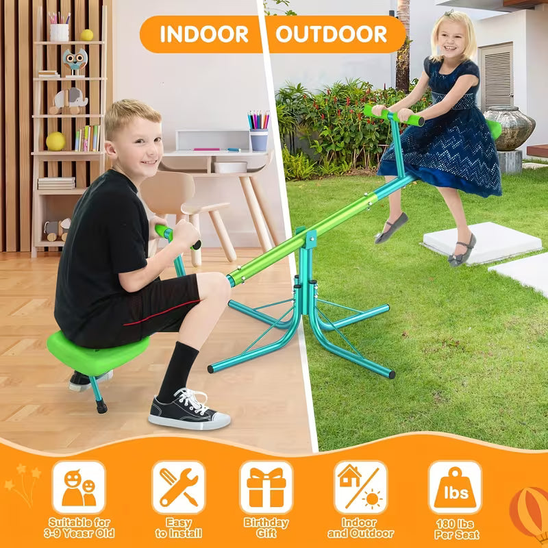 360° Rotating Tilt House for Kids Stainless Steel