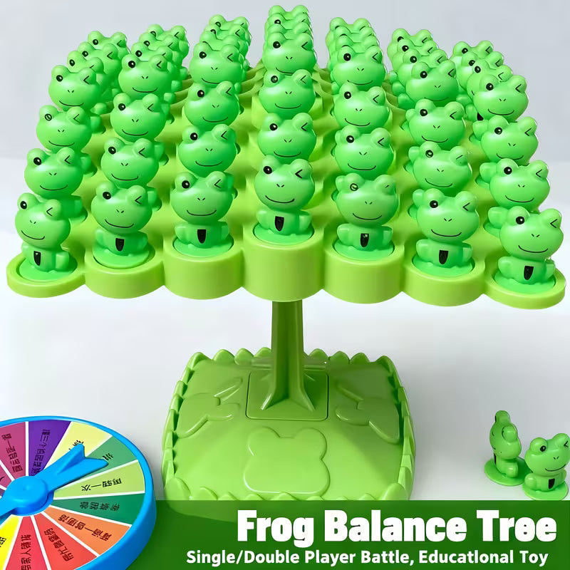 Interactive Happy Learning Frog Balance Tree Board Game Plastic