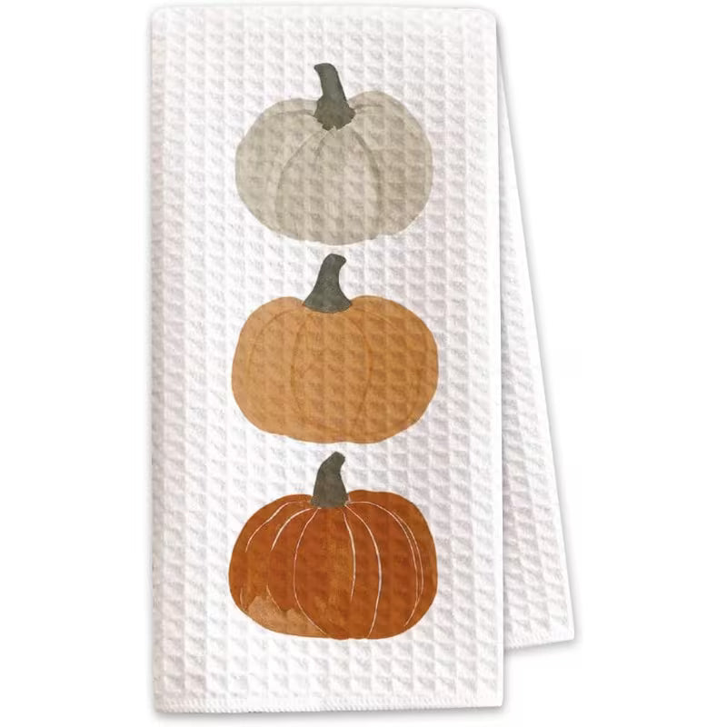 1pc Thanksgiving Pumpkin-Themed Decorative Towel, Perfect As a Gift for Women. These