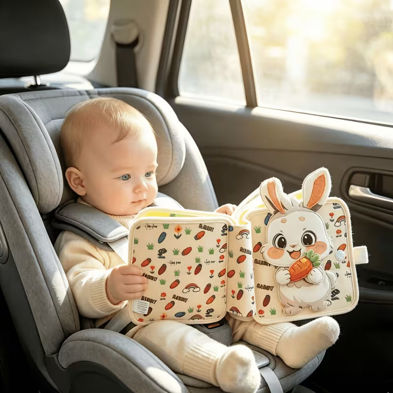Little White Rabbit Cloth Book Felt