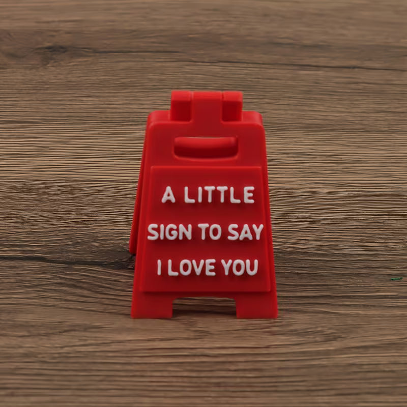 1pc Hot Style 3D-printed Mini "I Love You" Sign, a Desktop Decoration