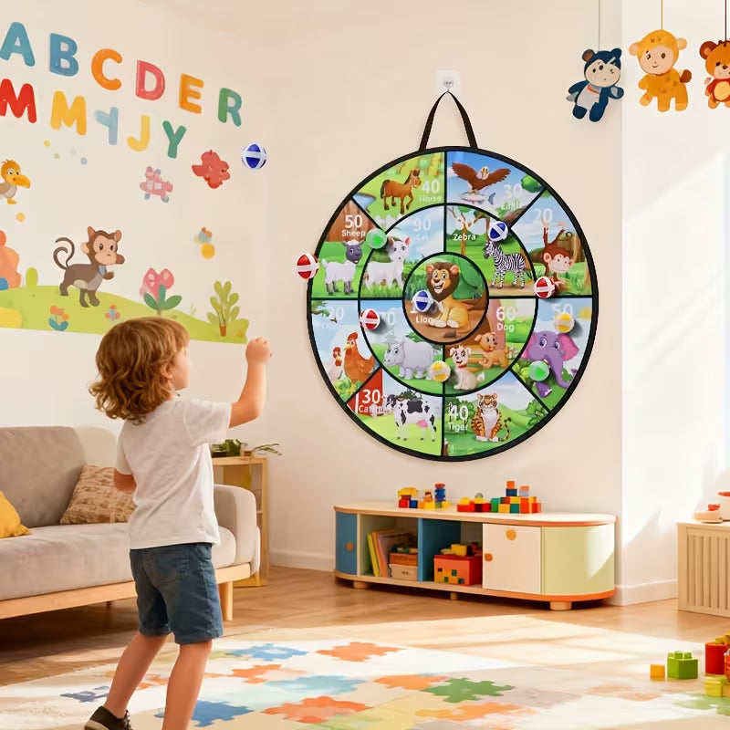 74Cm/29-inch Large Sports Toys for Kids with 12 Sticky Balls