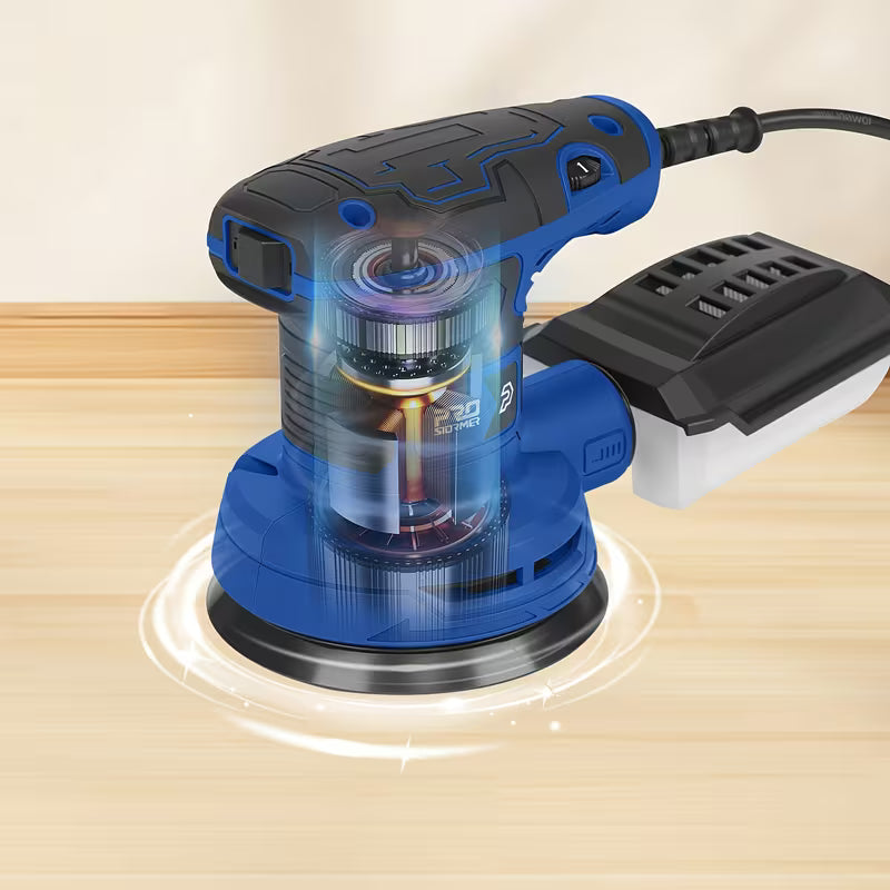 8000-13000RPM 120V Random Orbit Sander With Adjustable Speed Dial