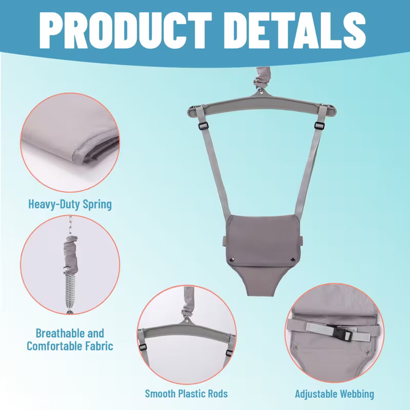 4-In-1 Toddler Swing Set with Foldable Metal Stand for Backyard