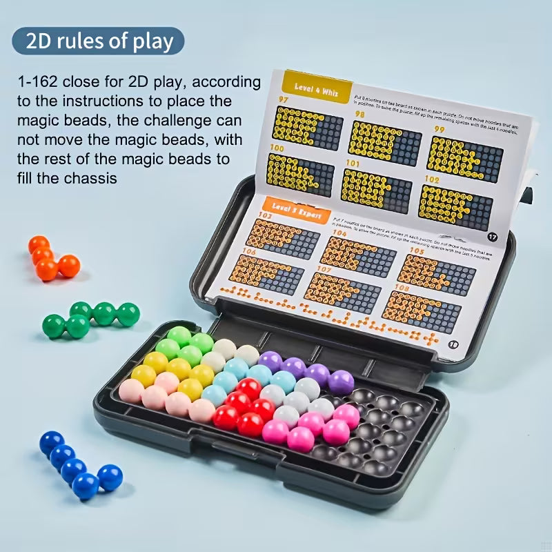 200 Levels 3D Pyramid Unlock Puzzle 2D/3D Logic Training Travel Desktop