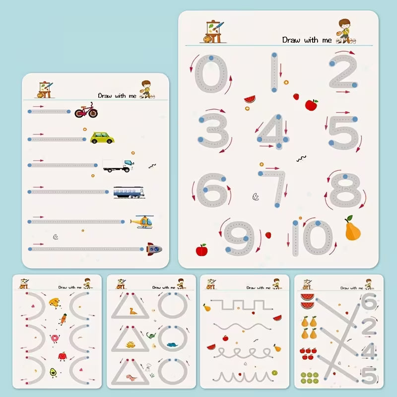 Reusable Workbook for Kids Paper