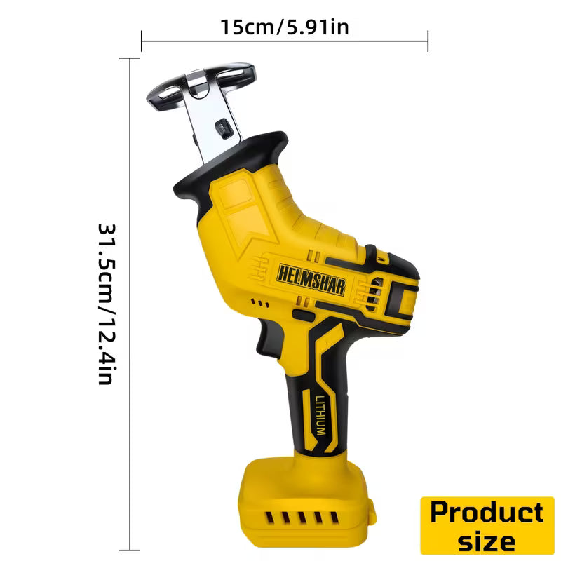 Cordless Reciprocating Saw, 0-3500 SPM Variable Speed, Compatible with 20V Battery