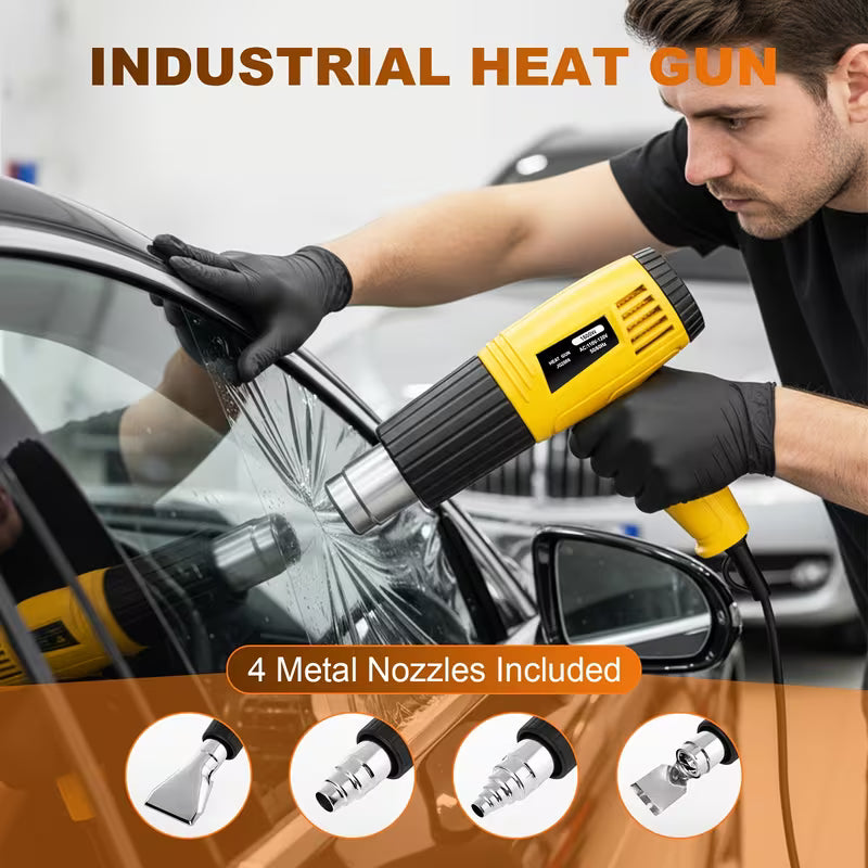 1600W Heat Gun, Dual Temperature Settings Hot Air, Resin