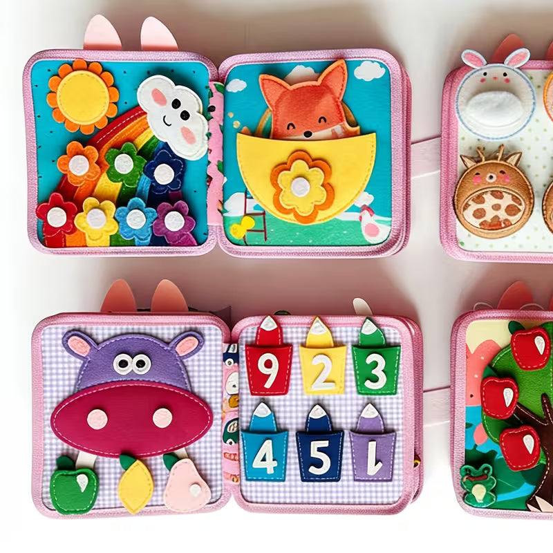 Busy Book for 1-3 Year Olds Felt