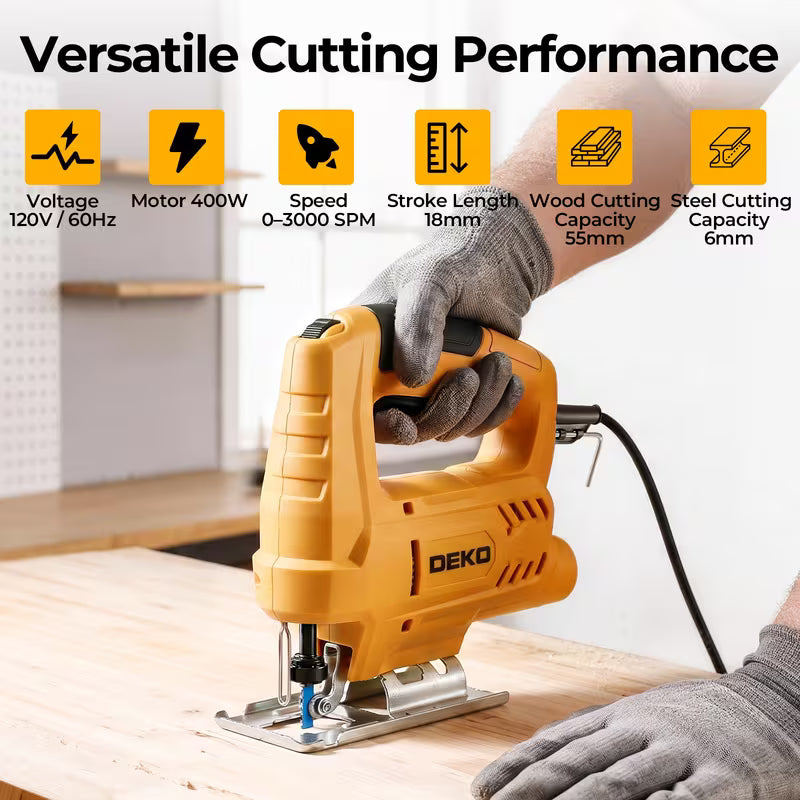 DEKO Corded Electric Jigsaw