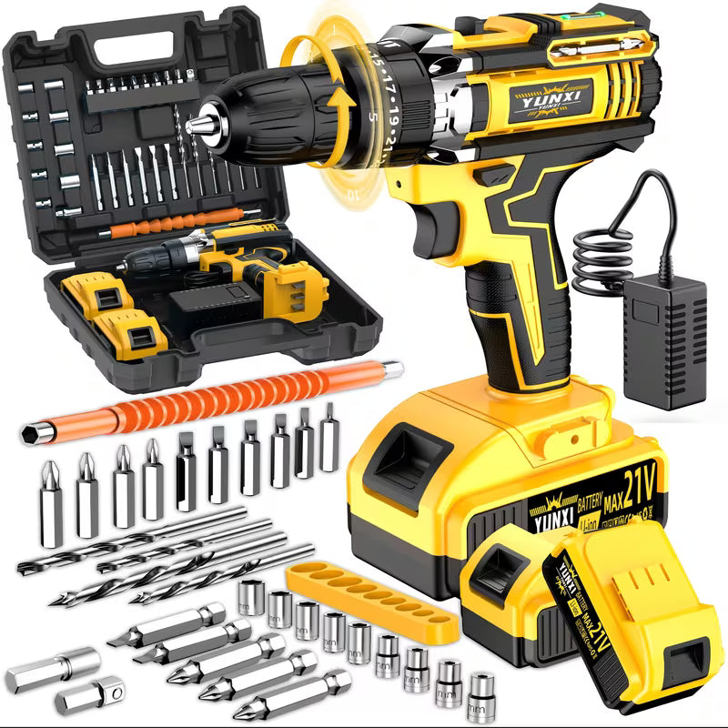 136pcs Electric Drill Tool Box Set