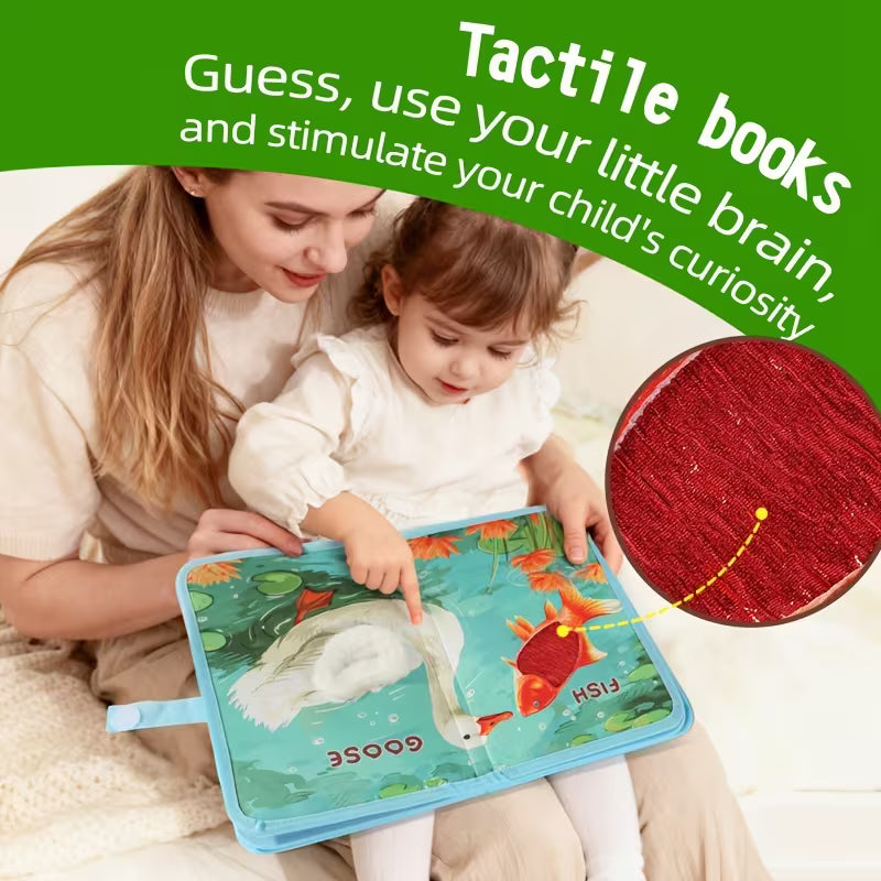 Touch & Feel Book: Farm Animal Sensory Cloth Book with Realistic