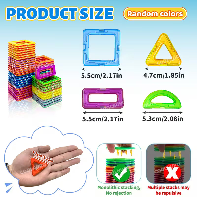 Children's Magnetic Building Blocks Toy Set