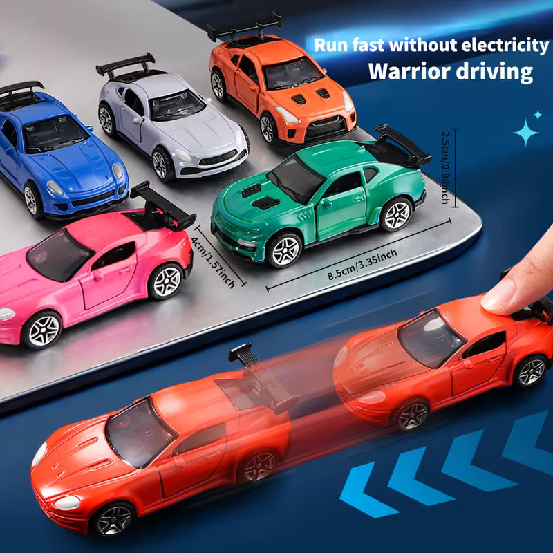 Three-Door Color-Changing Temperature-Sensitive Racing Car Toy, 1pc Random Style, Toy Set