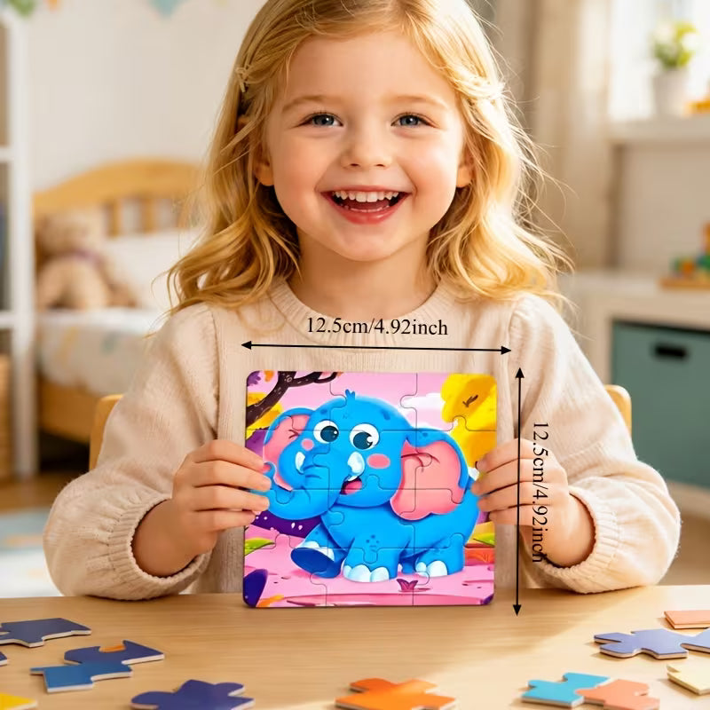 Children's Fun Theme Magnetic Flip Puzzle