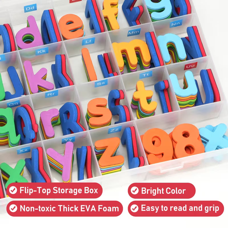 253-Piece Education Enlightenment Magnetic Stickers/alphanumeric