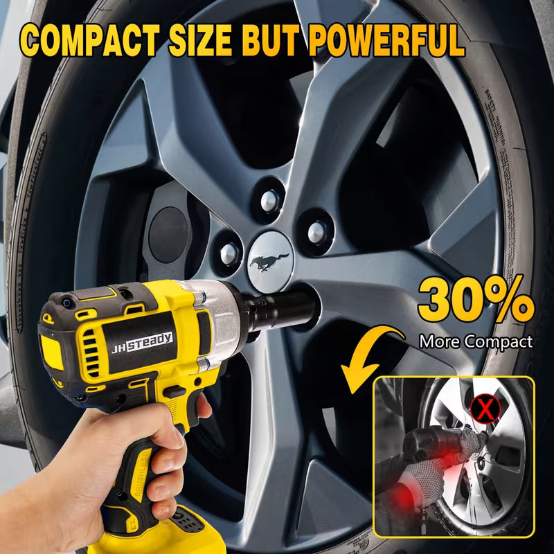 21V Cordless High Torque Impact Wrench, Wireless Drill Kit, 1942RPM Impact Driver