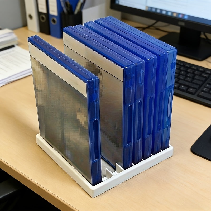 8-Slot CD Storage Display Rack | Set, Plastic