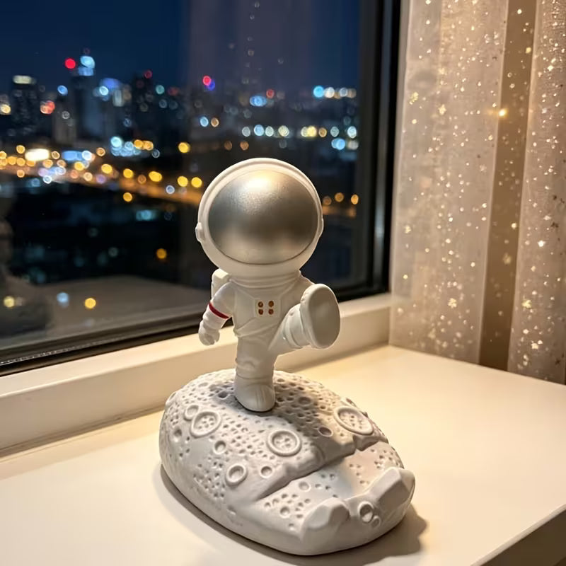 Astronaut Phone Stand, Plastic Spaceman Figurine, Plastic