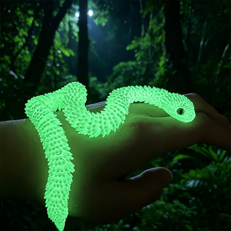 2-Piece 3D Printed Glow-in-the-dark Decorative Ornament
