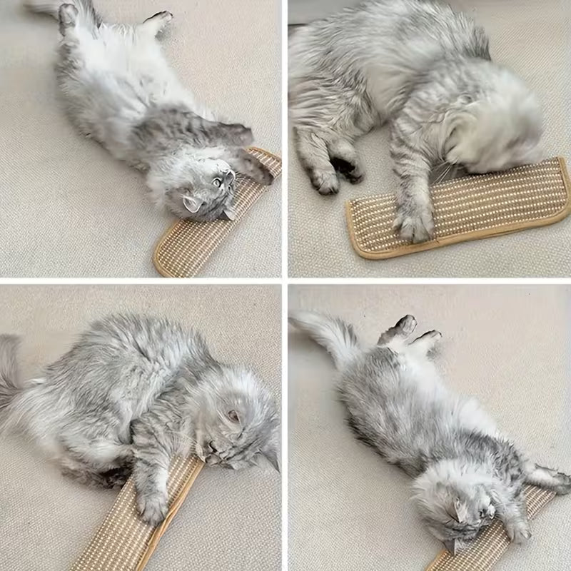 Cat Toy Game Pillow and Cat Scratching Pad for Solo Play